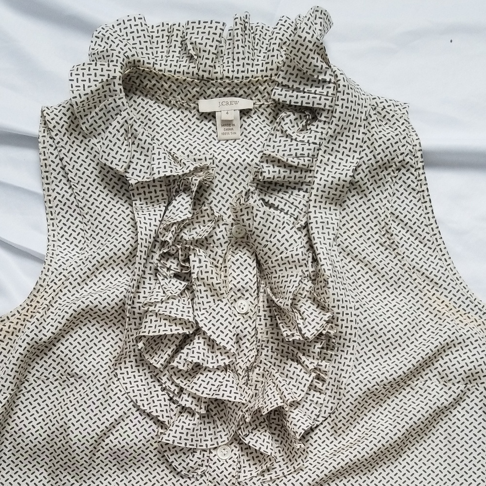 Jcrew sleeveless blouse